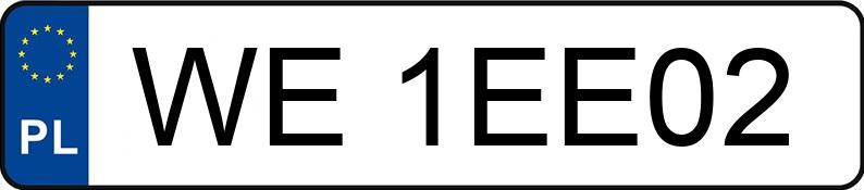 Numer rejestracyjny WE 1EE02 posiada MERCEDES-BENZ CLA 200 MR`13 E5 117 CLA 200 MR`13 E5 117 - WE1EE02