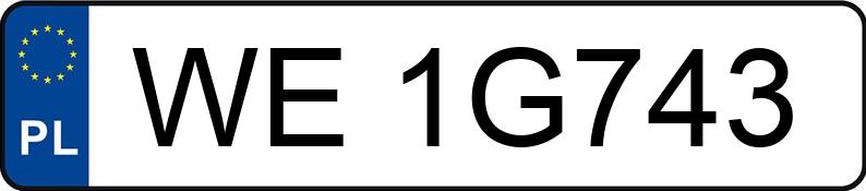 Numer rejestracyjny WE 1G743 posiada BMW X3 M COMPETITION - WE1G743 Numer rejestracyjny WE 1G743 posiada BMW X3 M COMPETITION - WE1G743