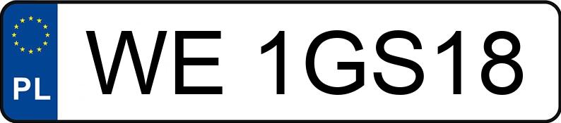 Numer rejestracyjny WE 1GS18 posiada SKODA SCALA - WE1GS18