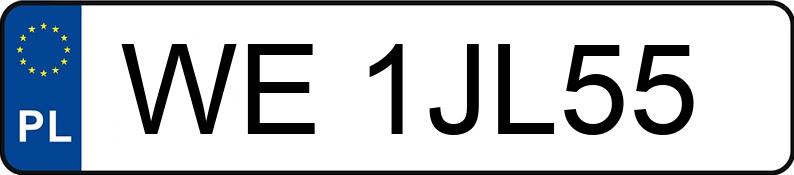 Numer rejestracyjny WE 1JL55 posiada RENAULT TRAFIC L - WE1JL55 Numer rejestracyjny WE 1JL55 posiada RENAULT TRAFIC L - WE1JL55