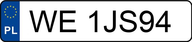 Numer rejestracyjny WE 1JS94 posiada MERCEDES-BENZ GLC 220 d MR`22 E6d X254 - WE1JS94