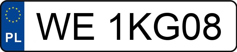 Numer rejestracyjny WE 1KG08 posiada MAZDA 6 - WE1KG08 Numer rejestracyjny WE 1KG08 posiada MAZDA 6 - WE1KG08