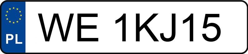 Numer rejestracyjny WE 1KJ15 posiada BMW X3 MR`24 E6e G45 xDrive20i - WE1KJ15