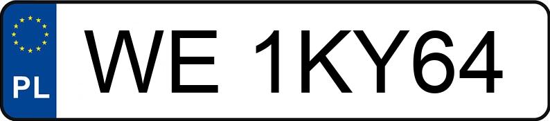 Numer rejestracyjny WE 1KY64 posiada AUDI RS 3 LIMOUSINE - WE1KY64 Numer rejestracyjny WE 1KY64 posiada AUDI RS 3 LIMOUSINE - WE1KY64