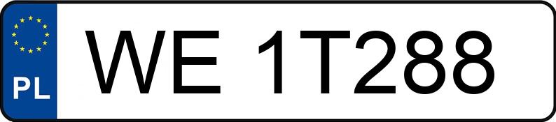 Numer rejestracyjny WE 1T288 posiada KIA PROCEED - WE1T288