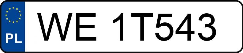 Numer rejestracyjny WE 1T543 posiada SKODA Octavia IV 2.0 TDI MR`20 E6d Ambition - WE1T543 Numer rejestracyjny WE 1T543 posiada SKODA Octavia IV 2.0 TDI MR`20 E6d Ambition - WE1T543