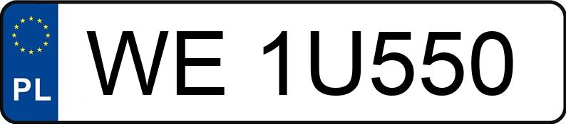 Numer rejestracyjny WE 1U550 posiada DAEWOO LEGANZA - WE1U550 Numer rejestracyjny WE 1U550 posiada DAEWOO LEGANZA - WE1U550