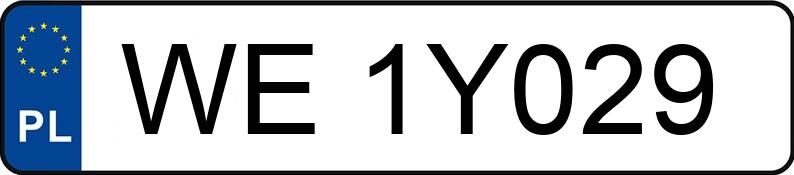 Numer rejestracyjny WE 1Y029 posiada RENAULT SCENIC - WE1Y029 Numer rejestracyjny WE 1Y029 posiada RENAULT SCENIC - WE1Y029