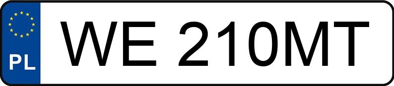 Numer rejestracyjny WE 210MT posiada CITROEN DS - WE210MT Numer rejestracyjny WE 210MT posiada CITROEN DS - WE210MT