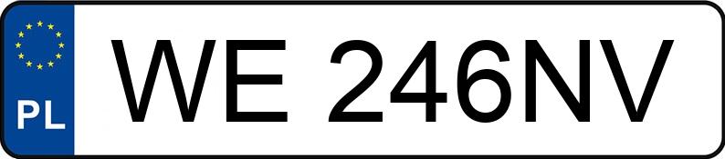 Numer rejestracyjny WE 246NV posiada VOLKSWAGEN JETTA - WE246NV