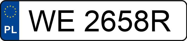 Numer rejestracyjny WE 2658R posiada RENAULT KOLEOS - WE2658R Numer rejestracyjny WE 2658R posiada RENAULT KOLEOS - WE2658R