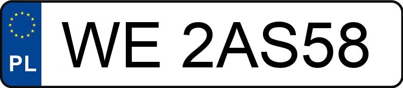 Numer rejestracyjny WE 2AS58 posiada TOYOTA COROLLA - WE2AS58 Numer rejestracyjny WE 2AS58 posiada TOYOTA COROLLA - WE2AS58