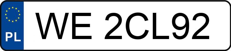 Numer rejestracyjny WE 2CL92 posiada BMW X3 XDRIVE30E - WE2CL92 Numer rejestracyjny WE 2CL92 posiada BMW X3 XDRIVE30E - WE2CL92