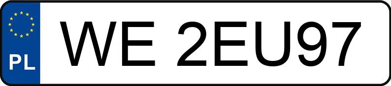 Numer rejestracyjny WE 2EU97 posiada VOLVO XC 60 2.0 B4 D MILD HYBRID MR`21 E6 Plus Dark AWD Getr - WE2EU97