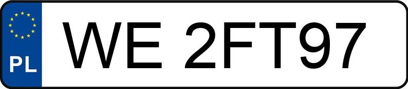 Numer rejestracyjny WE 2FT97 posiada VOLKSWAGEN Passat B9 2.0 TDi MR`24 E6EA Business Plus - WE2FT97