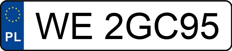 Numer rejestracyjny WE 2GC95 posiada TOYOTA TOYOTA YARIS - WE2GC95