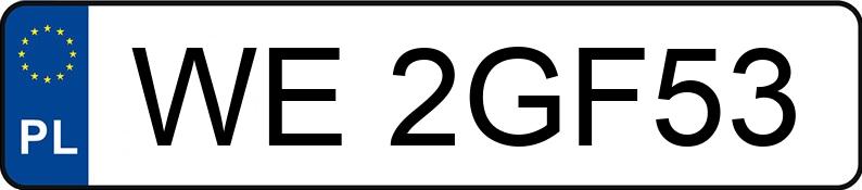 Numer rejestracyjny WE 2GF53 posiada LEXUS ES300H - WE2GF53