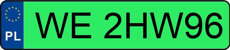 Numer rejestracyjny WE 2HW96 posiada RENAULT 5 E-TECH ELECTRIC - WE2HW96 Numer rejestracyjny WE 2HW96 posiada RENAULT 5 E-TECH ELECTRIC - WE2HW96