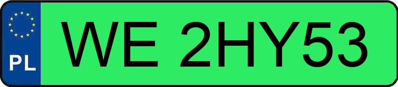 Numer rejestracyjny WE 2HY53 posiada SMART Smart Forfour EQ MR`15 Passion 18kWh - WE2HY53