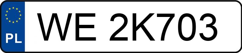 Numer rejestracyjny WE 2K703 posiada VOLKSWAGEN Tiguan FL 1.5 TSI MR`21 E6 Tiguan FL 1.5 TSI MR`21 E6 - WE2K703