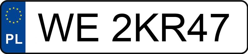 Numer rejestracyjny WE 2KR47 posiada VOLKSWAGEN TRANSPORTER - WE2KR47 Numer rejestracyjny WE 2KR47 posiada VOLKSWAGEN TRANSPORTER - WE2KR47