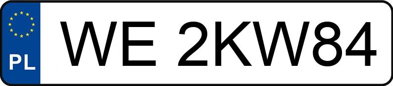 Numer rejestracyjny WE 2KW84 posiada AUDI A5 LIM 270KW TFSI E - WE2KW84