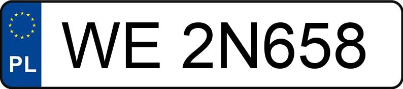 Numer rejestracyjny WE 2N658 posiada RENAULT CAPTUR - WE2N658