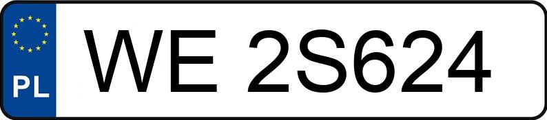 Numer rejestracyjny WE 2S624 posiada LEXUS IS 250 MR`13 E5 F Impression - WE2S624