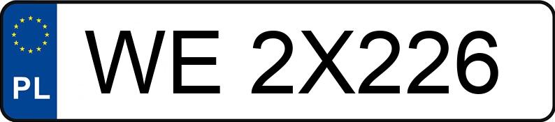 Numer rejestracyjny WE 2X226 posiada PEUGEOT 208 - WE2X226