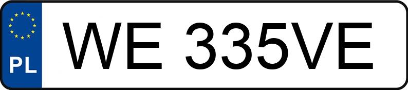Numer rejestracyjny WE 335VE posiada SKODA OCTAVIA - WE335VE Numer rejestracyjny WE 335VE posiada SKODA OCTAVIA - WE335VE