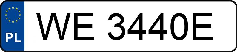 Numer rejestracyjny WE 3440E posiada RENAULT MEGANE - WE3440E Numer rejestracyjny WE 3440E posiada RENAULT MEGANE - WE3440E