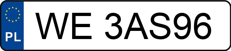 Numer rejestracyjny WE 3AS96 posiada RENAULT/MOTOWEKTOR MASTER - WE3AS96