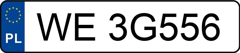Numer rejestracyjny WE 3G556 posiada TOYOTA COROLLA - WE3G556 Numer rejestracyjny WE 3G556 posiada TOYOTA COROLLA - WE3G556
