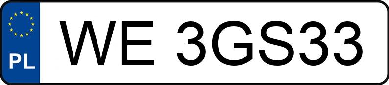 O número de registro WE 3GS33 tem BMW 520 Diesel MR`23 E6d/e G60 xDrive Steptronic - WE3GS33