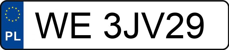 Numer rejestracyjny WE 3JV29 posiada SKODA SCALA - WE3JV29 Numer rejestracyjny WE 3JV29 posiada SKODA SCALA - WE3JV29