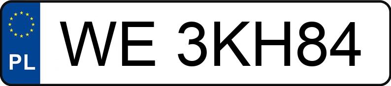 Numer rejestracyjny WE 3KH84 posiada OPEL ASTRA STATION WAGON - WE3KH84