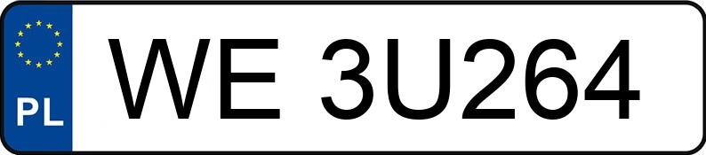 Numer rejestracyjny WE 3U264 posiada TOYOTA TOYOTA C-HR - WE3U264