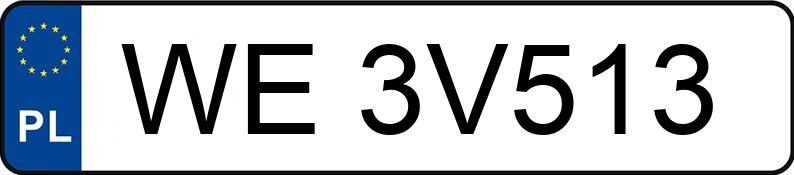 Numer rejestracyjny WE 3V513 posiada MINI ONE - WE3V513