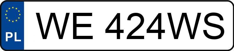 Numer rejestracyjny WE 424WS posiada BMW 520 Diesel DPF MR`10 E5 F10 520 Diesel DPF MR`10 E5 F10 - WE424WS Numer rejestracyjny WE 424WS posiada BMW 520 Diesel DPF MR`10 E5 F10 520 Diesel DPF MR`10 E5 F10 - WE424WS