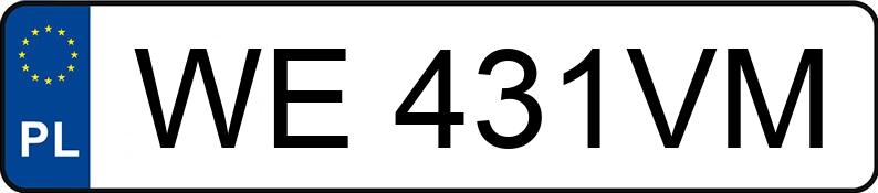 Numer rejestracyjny WE 431VM posiada DACIA Dokker 1.6 SCe MR`15 E6 Open - WE431VM Numer rejestracyjny WE 431VM posiada DACIA Dokker 1.6 SCe MR`15 E6 Open - WE431VM
