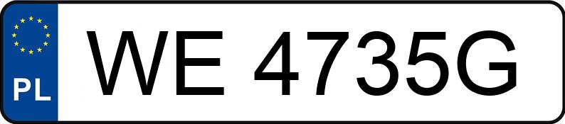 Numer rejestracyjny WE 4735G posiada NISSAN PATROL GR - WE4735G Numer rejestracyjny WE 4735G posiada NISSAN PATROL GR - WE4735G