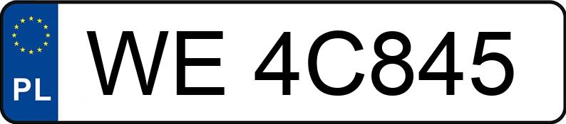 Numer rejestracyjny WE 4C845 posiada DACIA Sandero 1.0 SCe MR`21 E6 - WE4C845 Numer rejestracyjny WE 4C845 posiada DACIA Sandero 1.0 SCe MR`21 E6 - WE4C845