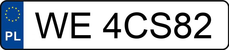 Numer rejestracyjny WE 4CS82 posiada FORD FOCUS - WE4CS82 Numer rejestracyjny WE 4CS82 posiada FORD FOCUS - WE4CS82