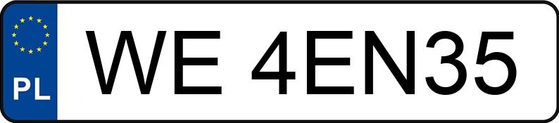 Numer rejestracyjny WE 4EN35 posiada RENAULT Trafic Combi 2.0 dCi MR`21 E6d 3.1t L2 Equilibre EDC - WE4EN35