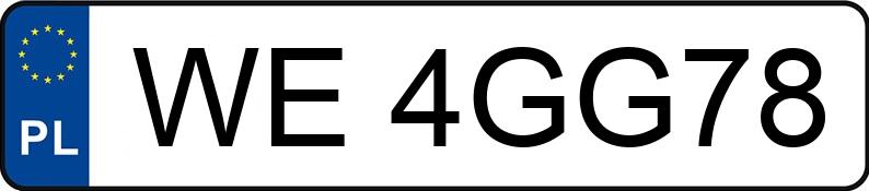 Numer rejestracyjny WE 4GG78 posiada MERCEDES-BENZ E 220 d MR`16 E6 213 4Matic - WE4GG78