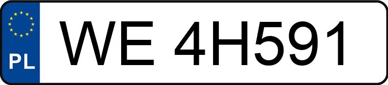 Numer rejestracyjny WE 4H591 posiada VOLKSWAGEN GOLF - WE4H591 Numer rejestracyjny WE 4H591 posiada VOLKSWAGEN GOLF - WE4H591