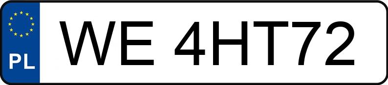 Numer rejestracyjny WE 4HT72 posiada BMW X3 MR`24 E6e G45 - WE4HT72 Numer rejestracyjny WE 4HT72 posiada BMW X3 MR`24 E6e G45 - WE4HT72