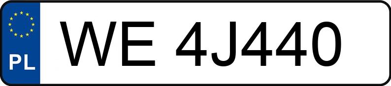 Numer rejestracyjny WE 4J440 posiada AUDI A6 - WE4J440 Numer rejestracyjny WE 4J440 posiada AUDI A6 - WE4J440
