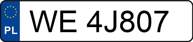 Numer rejestracyjny WE 4J807 posiada MINI [BMW] Mini Clubman Cooper S 2.0 MR`19 E6 John Cooper Works - WE4J807