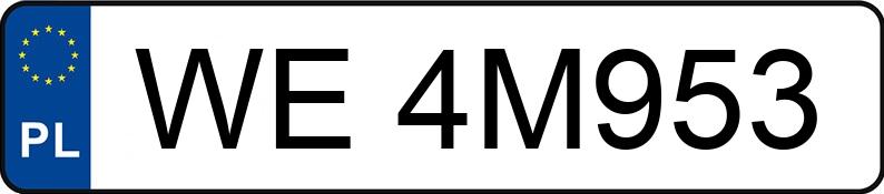 Numer rejestracyjny WE 4M953 posiada TOYOTA Corolla 1.2 Turbo MR`19 E6 Comfort - WE4M953 Numer rejestracyjny WE 4M953 posiada TOYOTA Corolla 1.2 Turbo MR`19 E6 Comfort - WE4M953